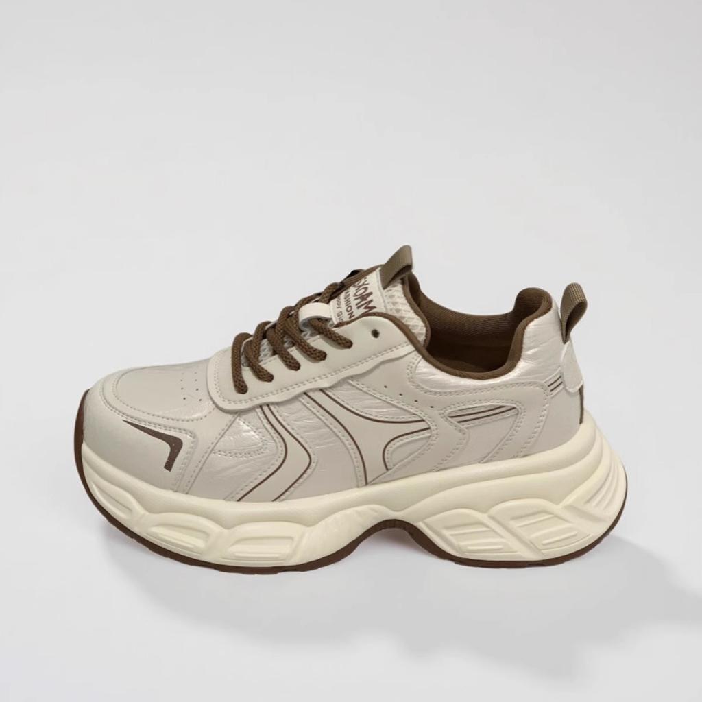 Popular Platform Dad Shoes Women's Spring 2025 New Fashion Trend Versatile Sports Height Increase Casual Shoes Women