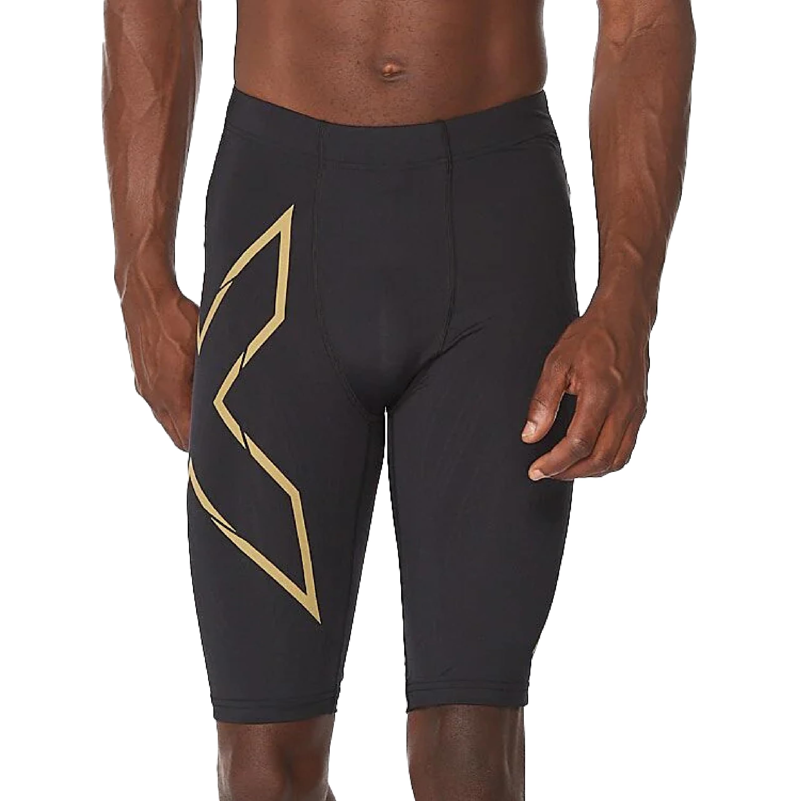 

[2XU] MCS RUN COMPRESSION TIGHTS беговые компрессионные короткие леггинсы MA5331B BLKGRF M