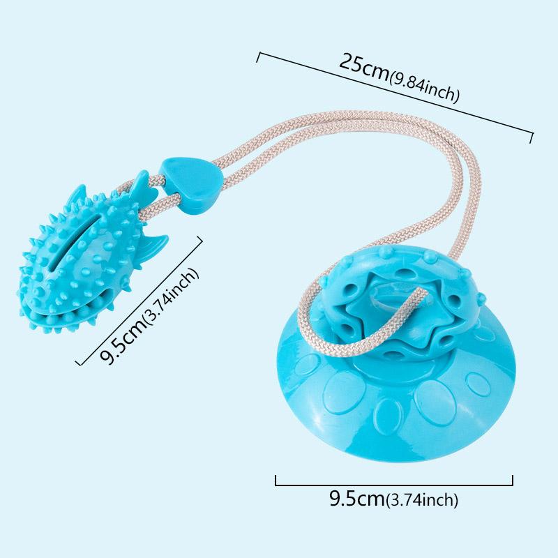 Suction Cup Slippers Ball Dog Resistant to Grinding Teeth Toys Suction Cup Slipper Bite-Resistant & Durable Chew Toy for Dogs