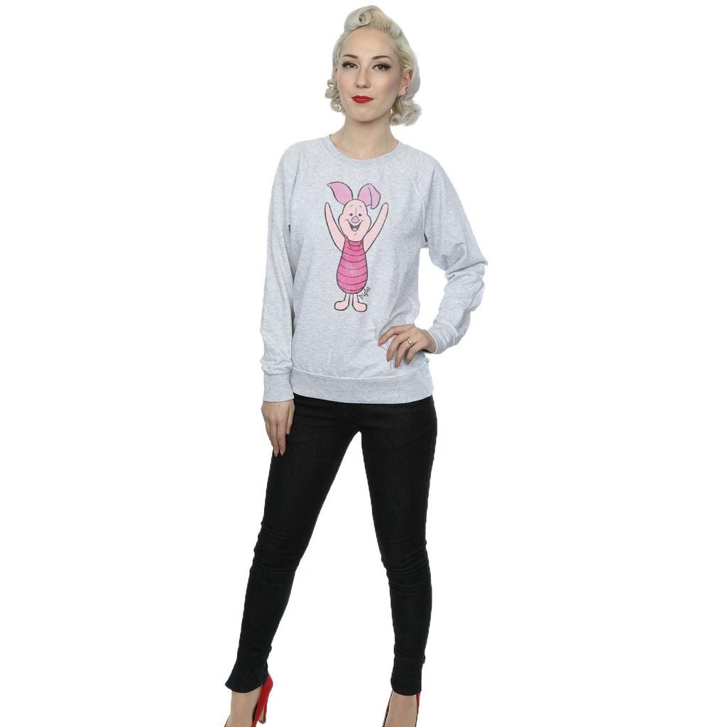 Winnie the Pooh Damen/Damen Piglet Heather Sweatshirt