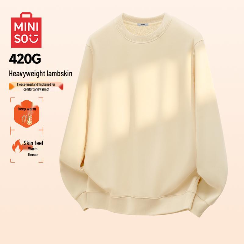 MINISO Men's Casual Pullover Sweatshirts
