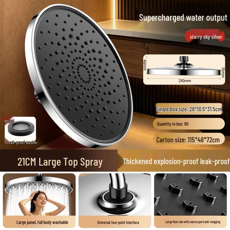 Set Booster per Soffione Doccia Pressurizzato per Bagno in Hotel e Casa