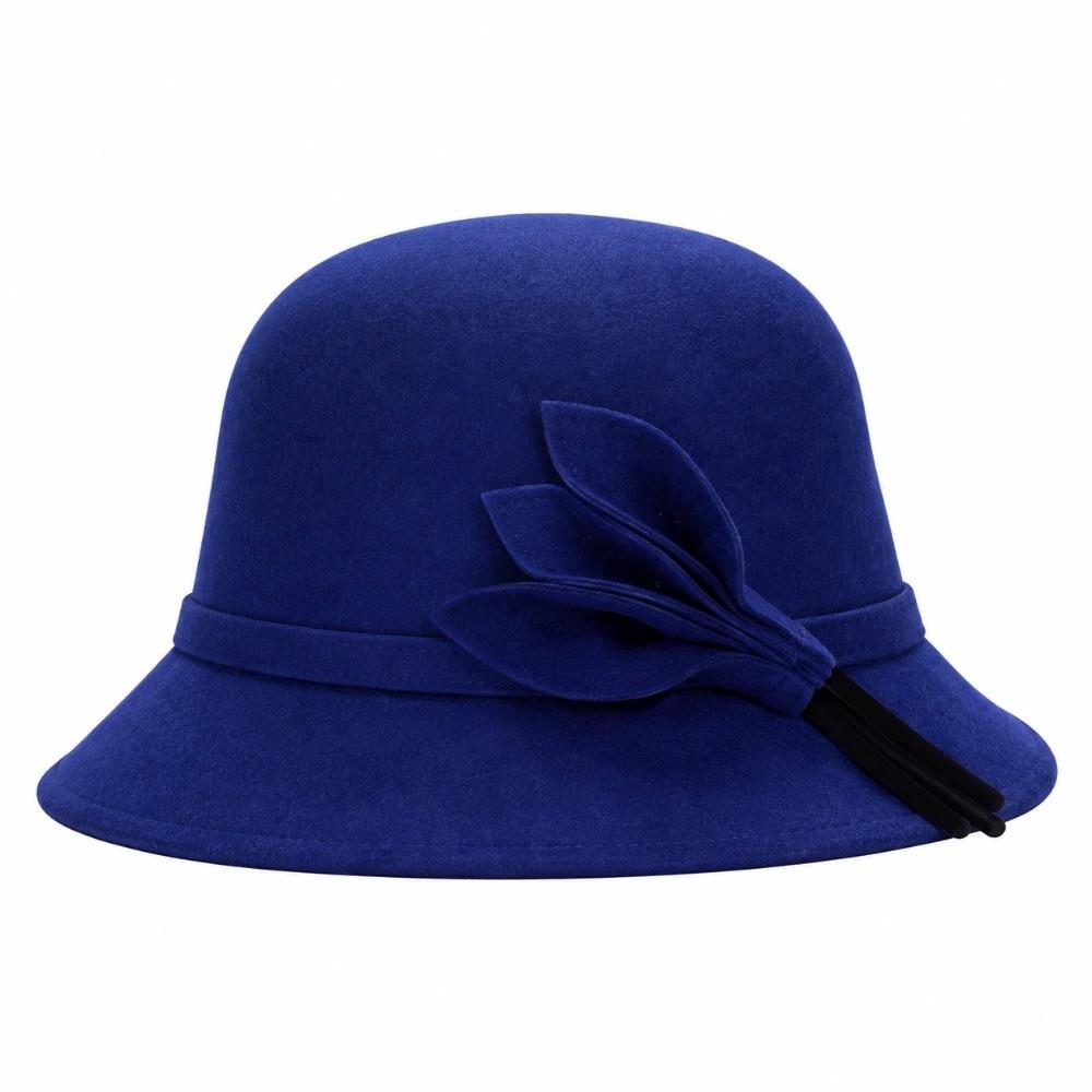 Bowknot Decoration Bowler Hat Autumn Winter Bucket Hat Retro Fisherman Cap  Wedding Ceremony