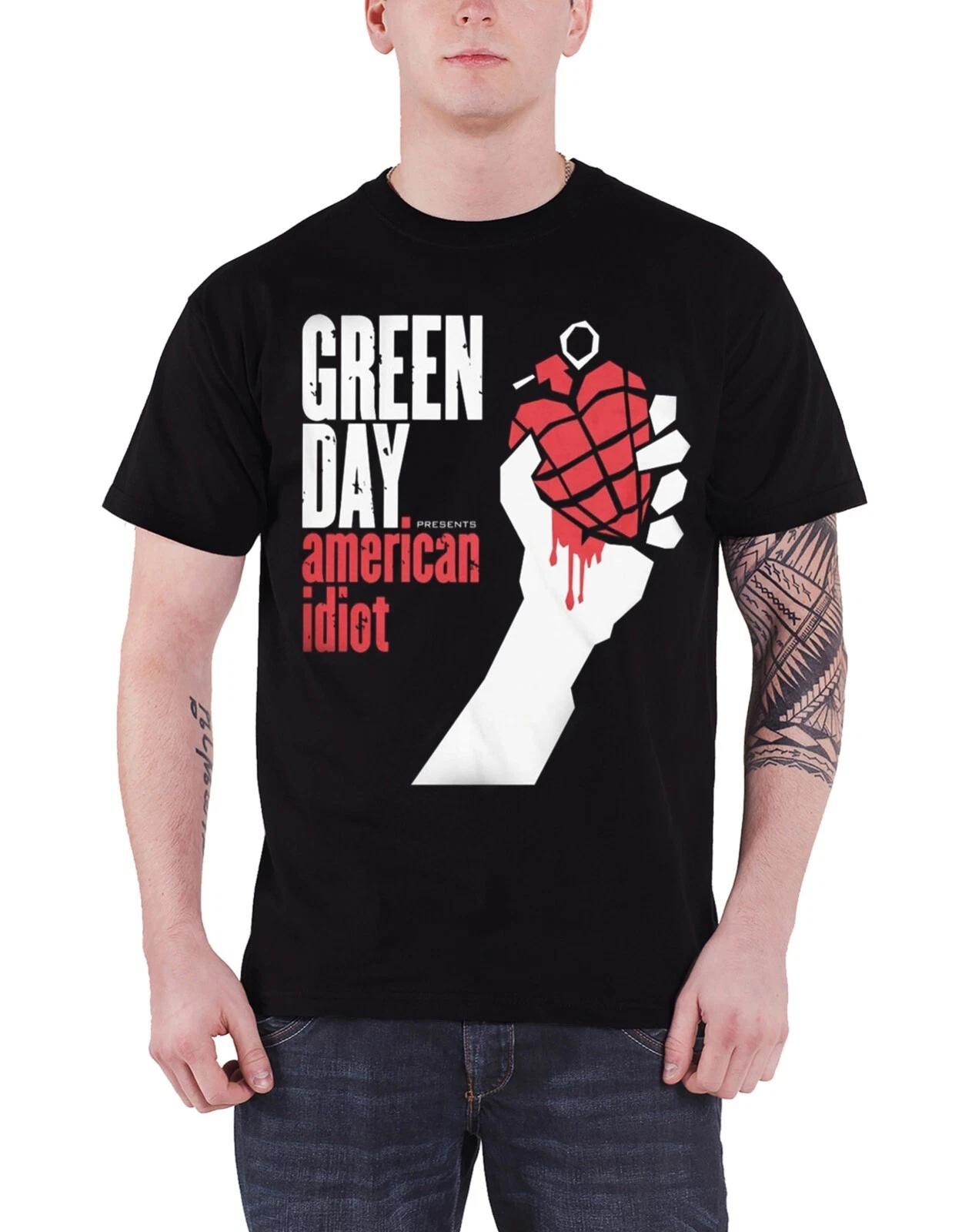 НОВАЯ Футболка GREEN DAY AMERICAN IDIOT L