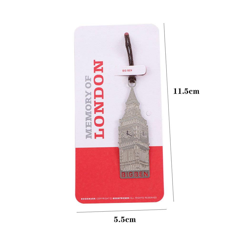 Clips Statue of Liberty Metal Modeling Eiffel Tower Big Ben Bookmark Mark Page European Bookmark
