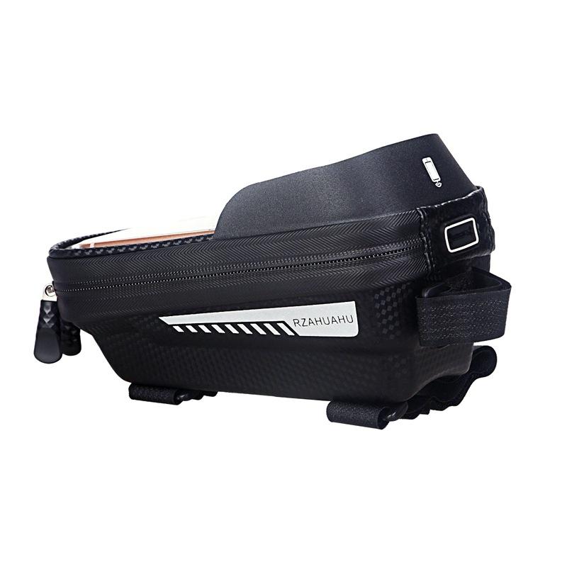 Bike Phone Mount Bag Waterproof Reflective Stripe Bicycle Phone Holder Hard EVA TPU Touch Screen for Phones Cycling Accessories