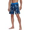 Adidas Letter Print Elastic Waist Flat Angle Swim Shorts Men Swim Shorts Blue FJ3908