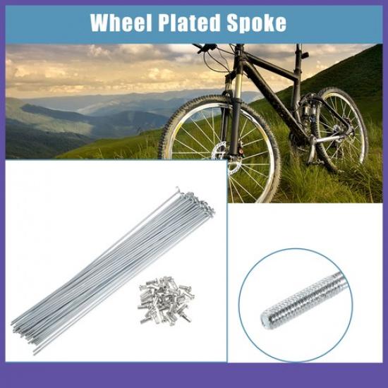 THIRTY SIX 13G J Bend Bicycle Galvanized 266mm 1047" Cycle Spokes Universal