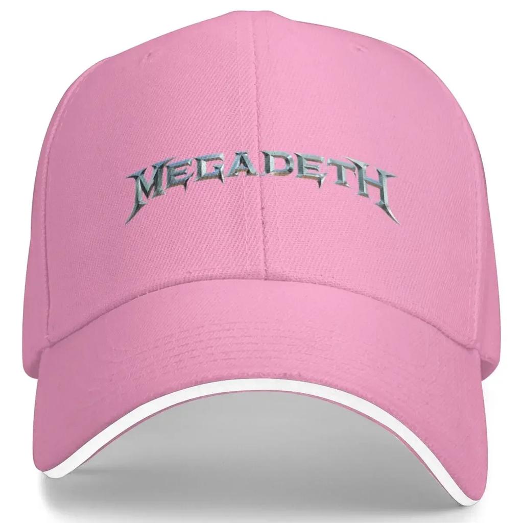 Megadeths Band Merch Baseball Caps Unisex Women Daily Headwear Dad Hat Vintage Snapback Cap Adjustable