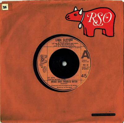 7inch Record LINDA CLIFFORD - Bridge Over Troubled Water RSO30 RSO, Curtom Rec 1979 UK Soul/Funk Used