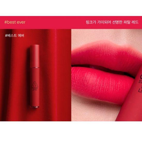 3CE Velvet Lip Tint Best Ever Soft Matte Long-Lasting Lip Tint 4g