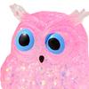Glitter Owl Sugar Stress Ball Slow Rebound Stress Relief Clear Bird Squeeze Toy Anxiety Relieving Animal Shape Hand Relaxation Tool