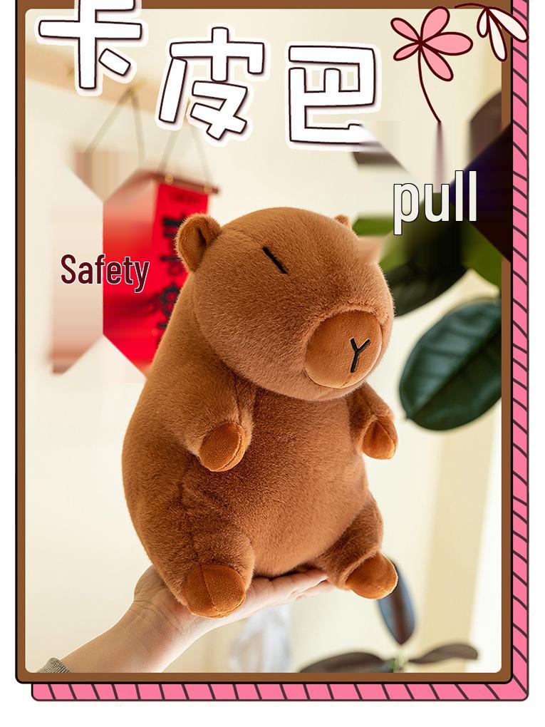 Trendy Capybara Plush Toy - Adorably Quirky Design