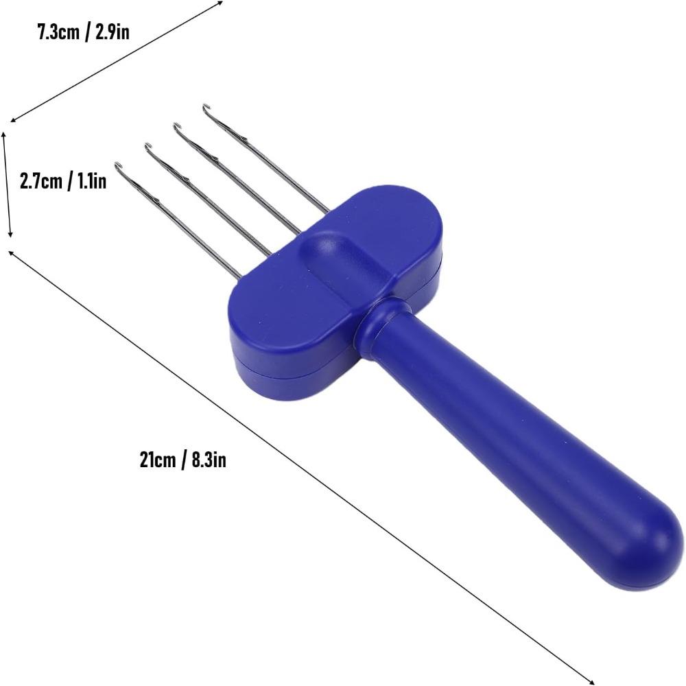 Manual Operation Latch Hook Tool ABS Knitting Edging Tool Practical Cord Knitting Tool Home