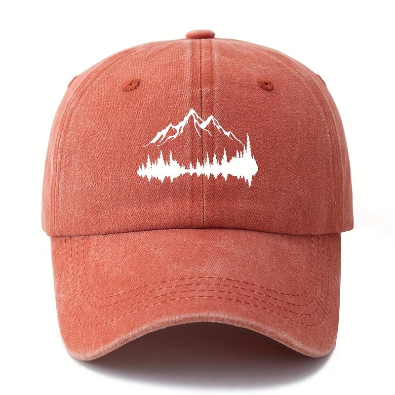 Unisex Forest Pattern Baseball Cap for Outdoor Exploration, Fishing, Hiking, Lightweight Sun Protection, Truck Driver's Cap