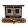 Playing House Fairy Garden Home Decor Outdoor Scene Model Dolls Accessories Miniature Chicken Coop Wood Arch Bridge
