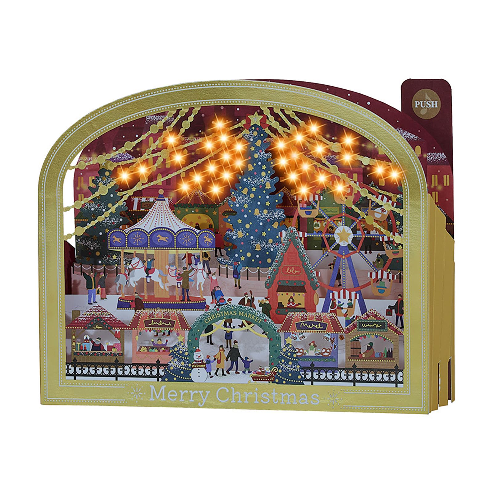 

Sanrio Christmas Message Christmas Lights Gold Frame with Christmas JXPM 244066 Card, Card, & Melodies, Market, 7-5, синий