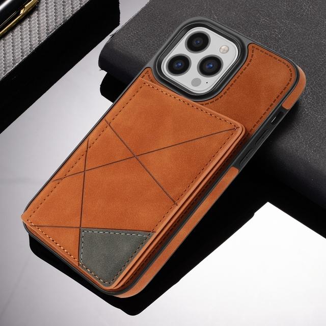 

Кожаный чехол-книжка-кошелек с боковой картой для Iphone 14 Pro Max 13 Pro Max 12 Pro Max 11 Pro Max Se 2022 2020 X Xr Xs Max 8 7 6 6s Plus iPhone 12 Mini коричневый