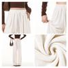 MJ STYLE Women's Plush Wide-Leg Towel Pants