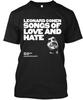 NWT Leonard Cohen Písně lásky a nenávisti 50. výročí Tričko Topy Tričko Velikost S-3XL
