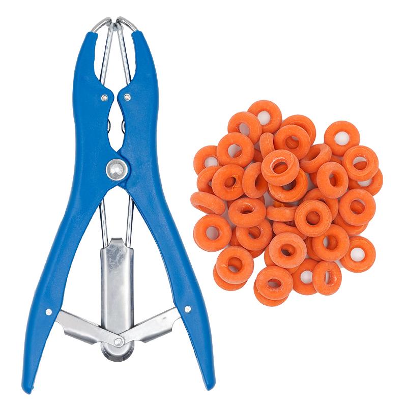 Livestock Tail Removal Pigs And Sheep Castration Plier and Particulate Rubber Rings Castration Device Veterinary Equipments