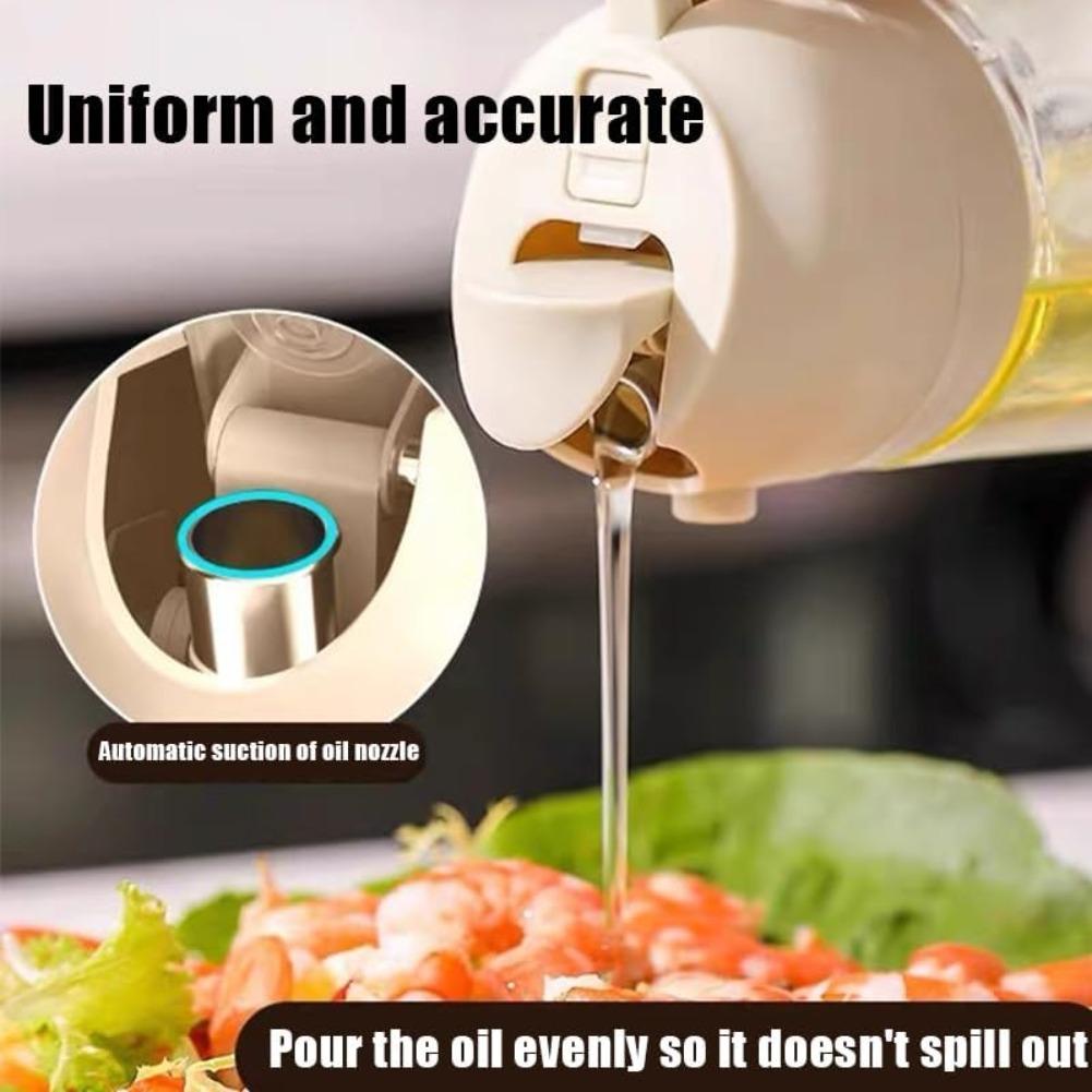 Pulverizator și Dozator 2 în 1 din Sticlă pentru Ulei de Măsline – Injector de Ulei de Bucătărie de Tip Presă pentru Salată, Coacere, Prăjire și Grătar