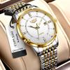 LIGE Men's Waterproof Quartz Watch - Luminous, Multifunctional, Calendar-Equipped Student Watch