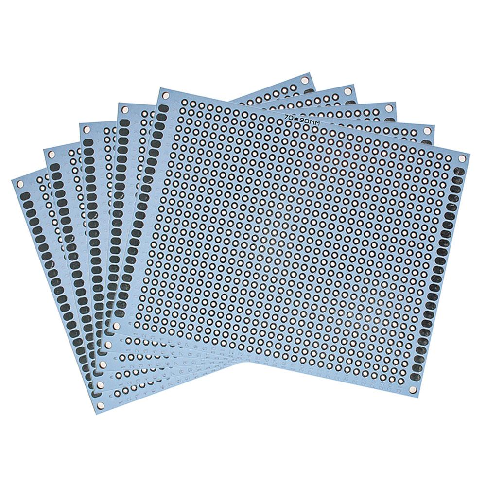 

5PCS Double Sided PCB White 7X9CM prototype pcb board