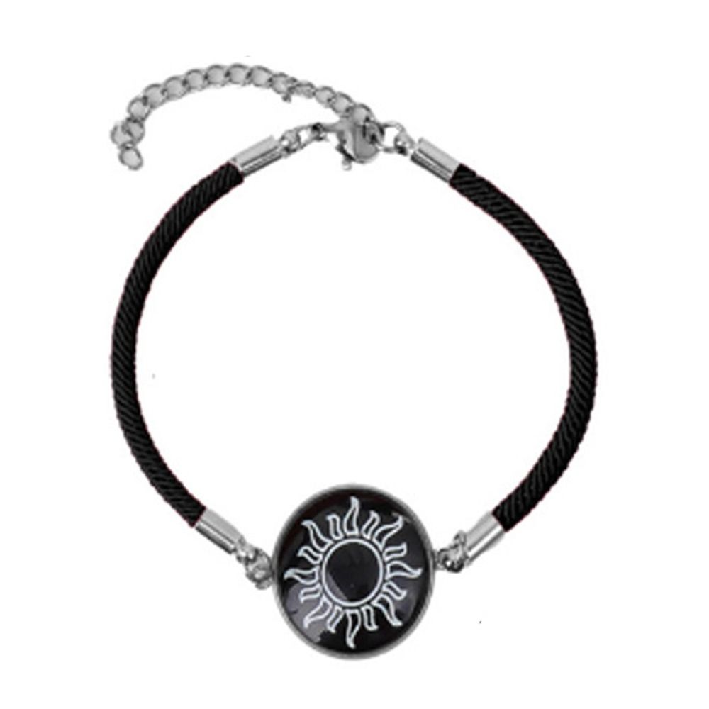 1 Pair Adjustable Braided Bracelet Luminous Rope Bracelet Retro Couple Bracelet  Couple Wear