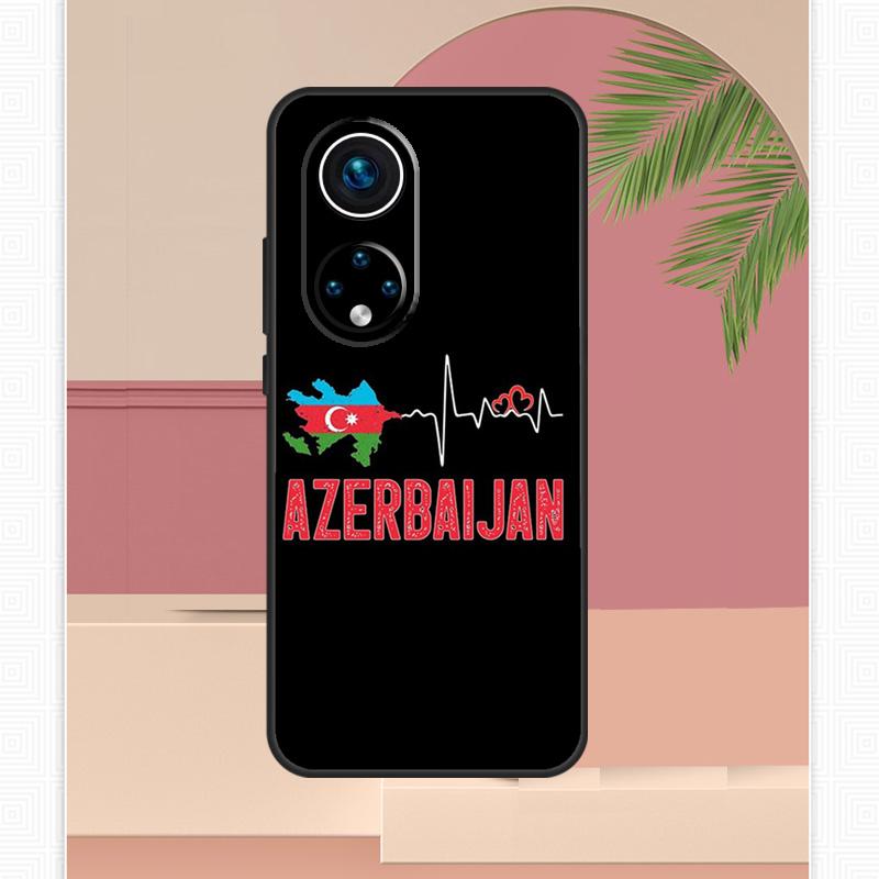 Azerbaijan Flag Coat of Arms Case For Honor Magic 5 6 7 8 Pro Honor 400 Lite 200 X9c X9b X9a X8b X8a X8c 50 70 90 Cover