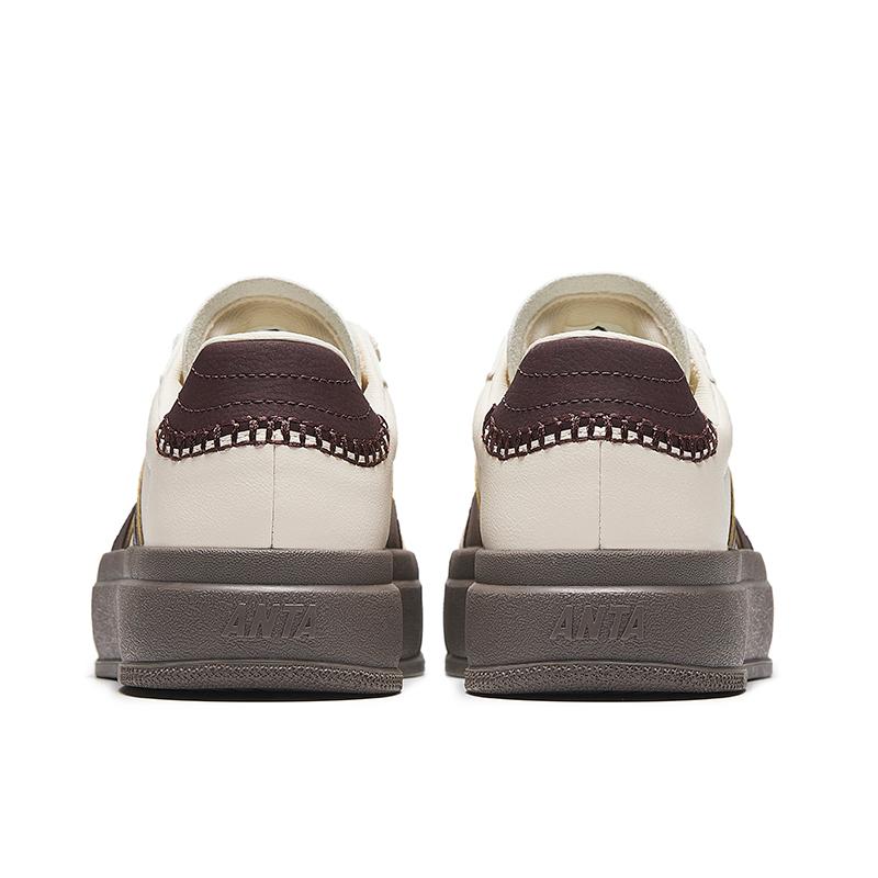 Anta Casual Shoes Off White Brown Women 922448003-2
