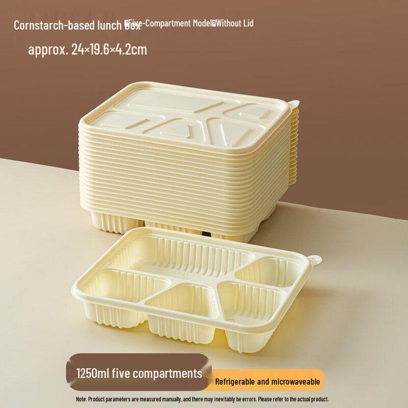 Contenedores de Alimentos Biodegradables con Compartimentos OEING
