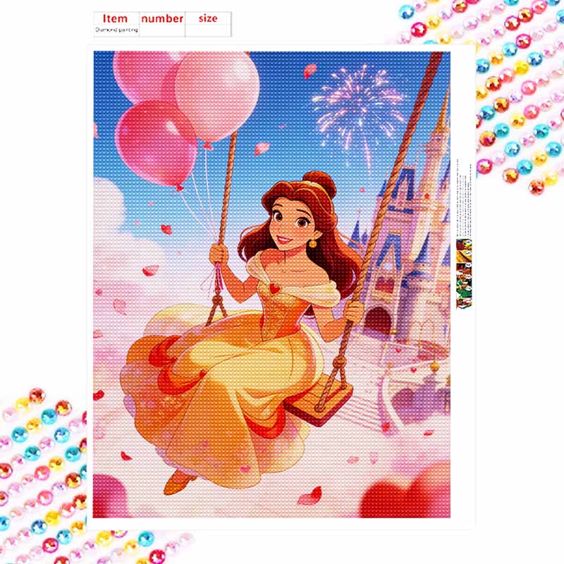 Disney Diamond Painting Kit Classic Enchanted Castle Home Decor Craft Perfect Gift Idea Diamond Art