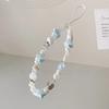 For iPhone Universal Accessories Lanyard Hanging Rope For Girl Pendant INS Star Pearl Beads Phone Short Chain Trendy Pendant 1