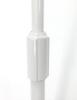 KC MCS-4400WH White Straight Microphone Stands (Set of 6) (Soft Case and Microphone Holder Included)