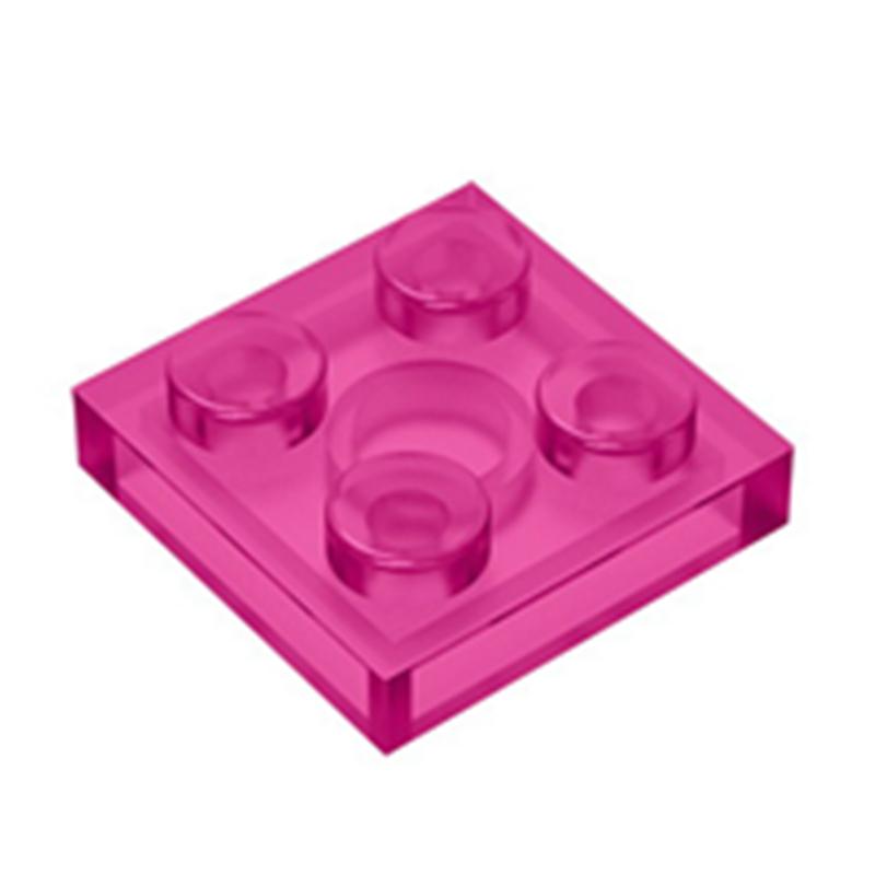 80pcs Plate 2x2 Dots Muilt-Colored Compatible with 3022 94148 Self-Locking Bricks Building Blocks Toys Accessories