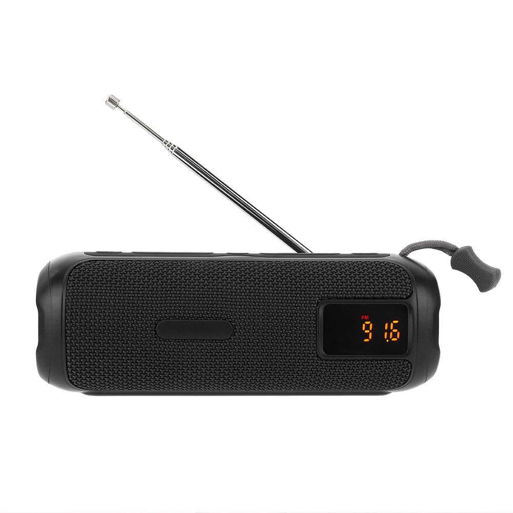 Wireless BT Speaker Portable Radio Support TF Card Rechargeable Radio for Home Kitchen Outdoor