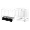 Sturdy ABS Trading Card Storage Container With Push Through Systems