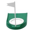 Indoor Outdoor Plastic Golf Putting Cup Practice Aids with Adjustable Hole White Flag