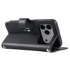 For iPhone 17 Pro Case Ring Buckle Wallet Stand Rhombus Crossbody Leather Mobile Cover