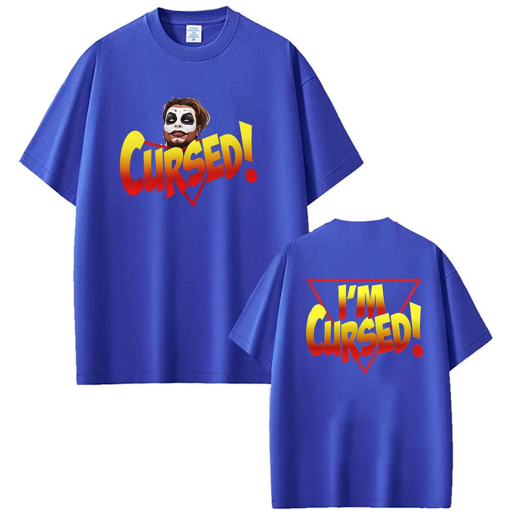 Danhausen Cursed Wrestling 2026 Graphic T Shirts Mens Women Vintage Harajuku Oversized Tshirts 100 Cotton Tshirt Streetwear