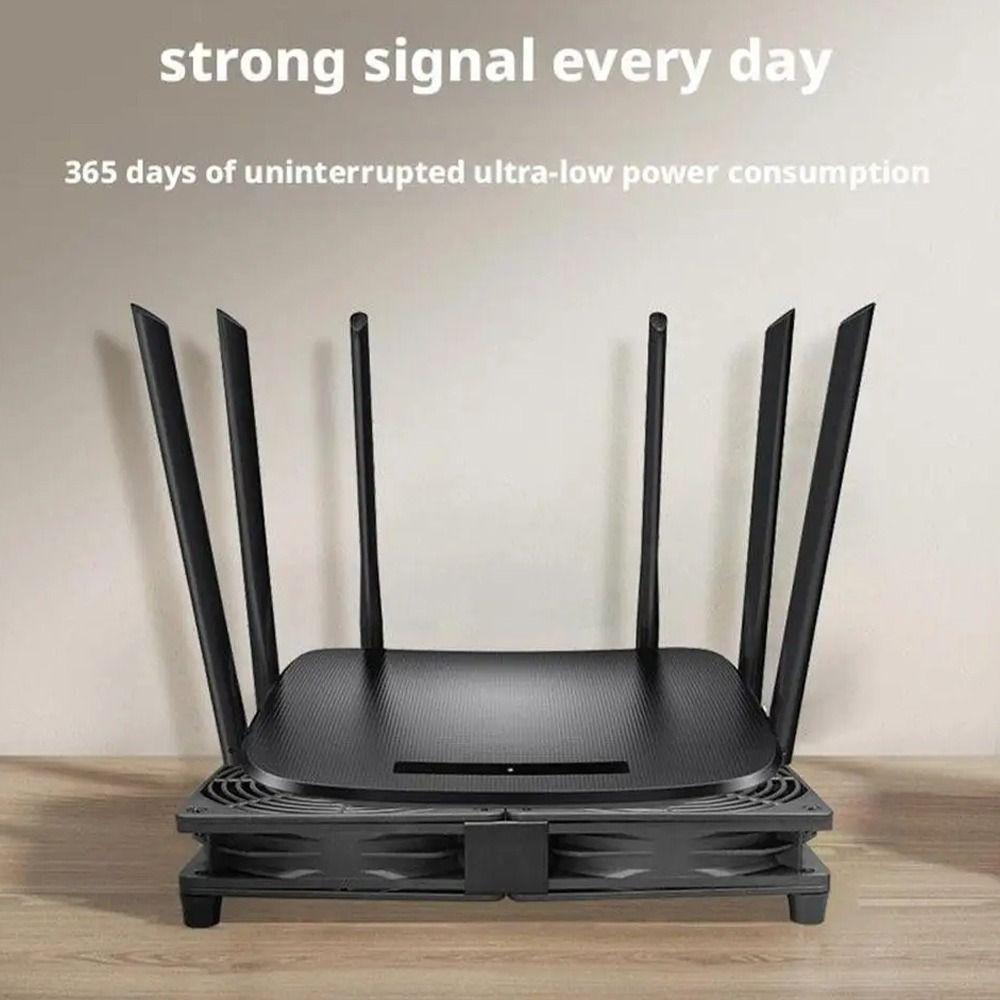 1Pcs 3 Speed Adjustable Router Cooling Fan Modem Heat Dissipation Base  WiFi Modem TV Box