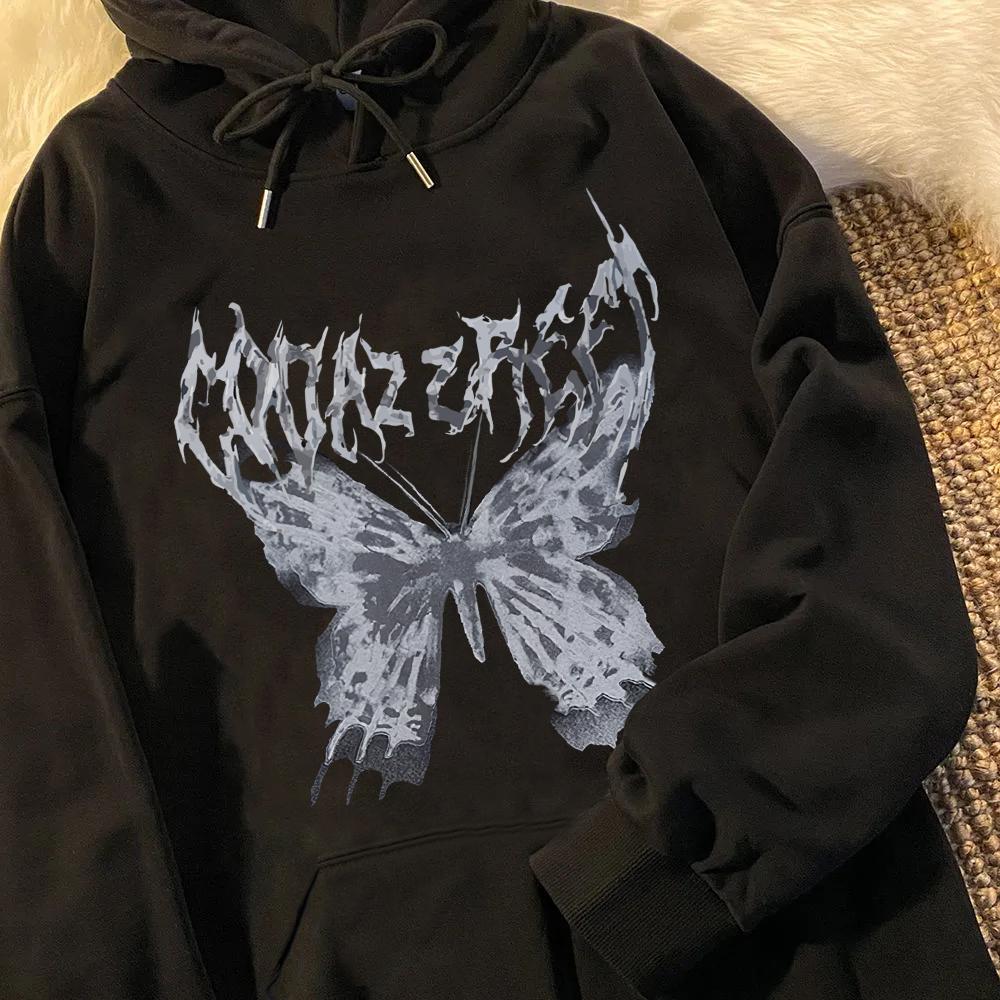 black butterfly moletom com capuz