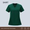 Women's Quick-Dry Surgical Scrub Suit - Elastic Short-Sleeve Workwear for Medical Staff