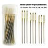 Tone Cross Needles In Sizes 22 and 26 with Needle Storage Tube, 30 Piece Set for Embroidery and Sewing