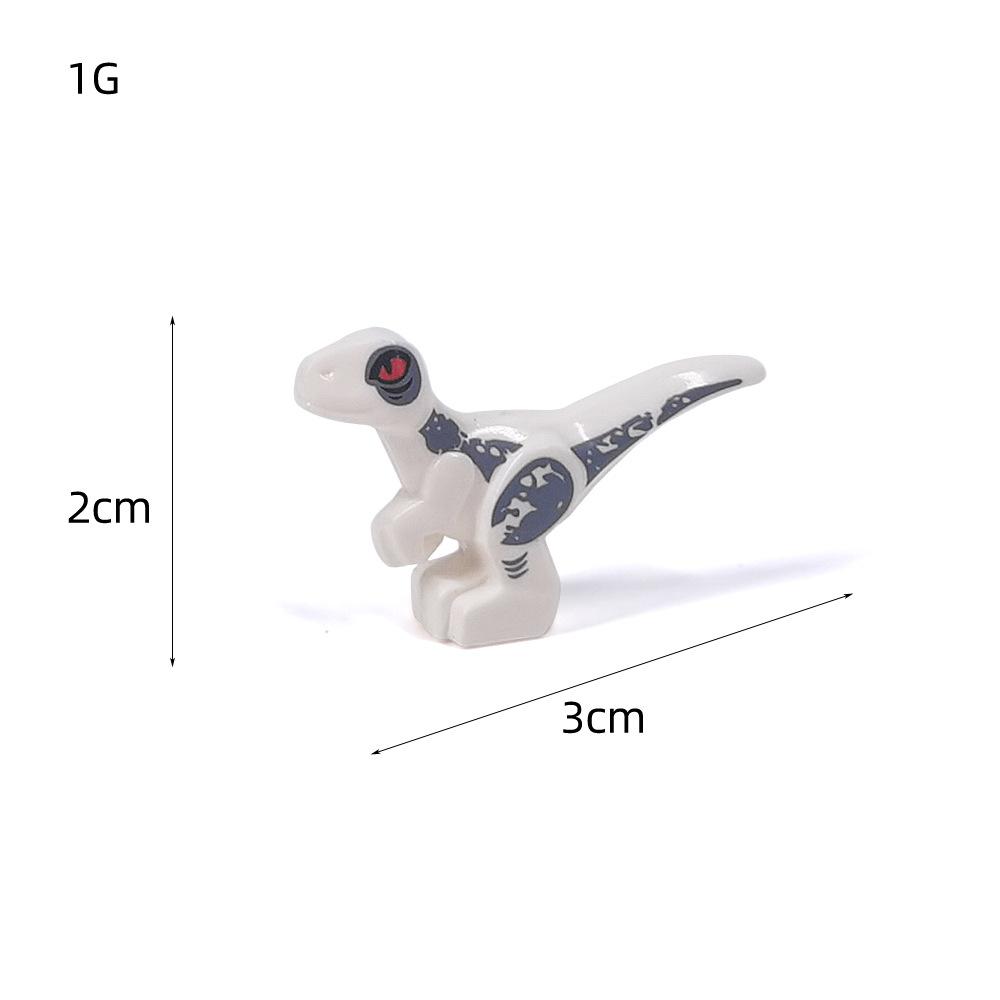 Mini Dinosaur Building Block Assembly Small Particle Scene Ornament Decorative Parts Toy