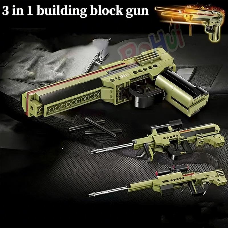 High-Quality 202Pcs 3In1 High-Quality Technique High-Quality Guns High-Quality Kit High-Quality Pistol High-Quality Sets Army style High-Quality