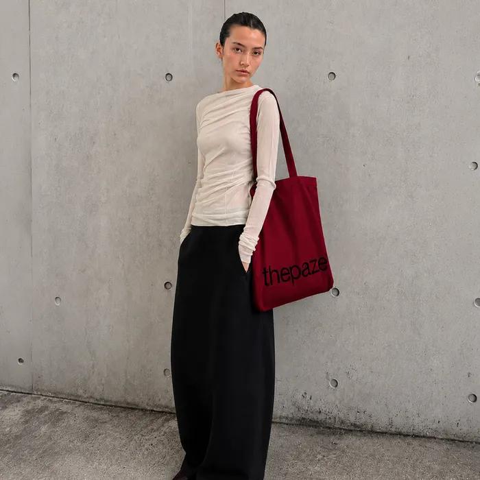 P.2 DEEP RED ECO BAG
