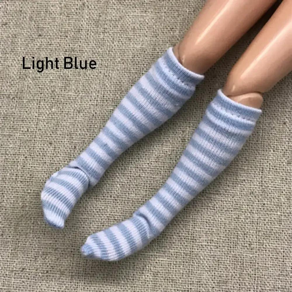 1Pair 2020 New Fashion Stripe Socks for 1/6 Doll Stocking Baby Girls Christmas Gift Toys DIY Doll Clothes Accessories Decor