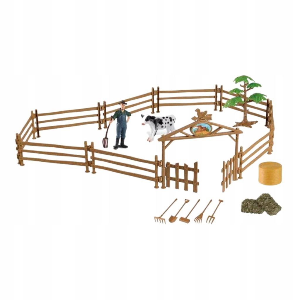 Farm Set With Tractor And Farm For Children Animals Tractor + Accessories